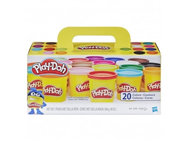 Play-Doh Super Color-paketti 20 kpl:n pakkaus