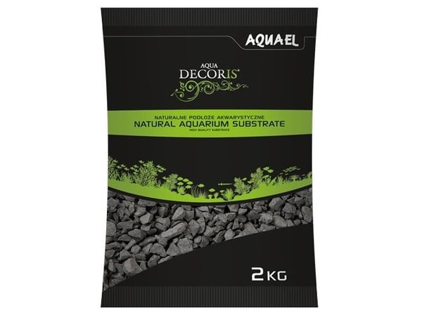 Aquael Aqua Decoris Akvariegrus Mörkgrå 10kg