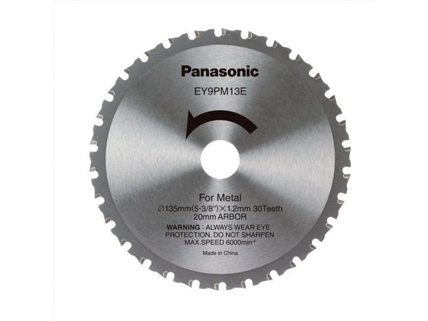 Panasonic metallskive, for EY45A2 / 4542, diameter 135 mm, 30 tenner PANASONIC