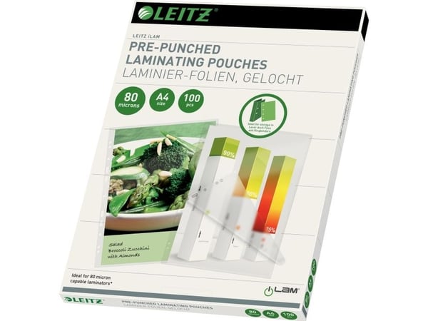 Leitz - Glanset - A4 (210 x 297 mm) lamineringspunger