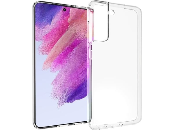 Insmat Crystal - bakdeksel til mobiltelefon - termoplastisk polyuretan (TPU) - klar - for Samsung Galaxy S21 FE 5G