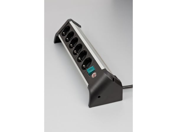 Brennenstuhl Virtapiuha ALU-Office-Line 6gang 3m