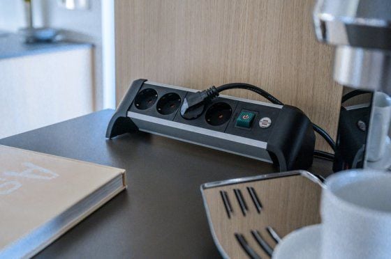 Brennenstuhl Power Strip ALU-Office-Line 4gang 1.8m