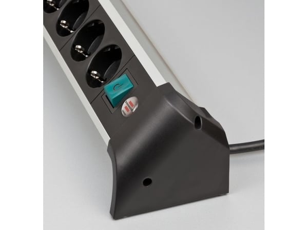 Brennenstuhl Power Strip ALU-Office-Line 4gang 1.8m USB