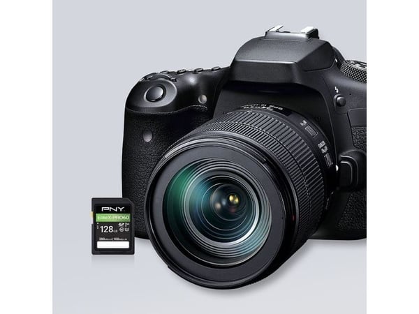 PNY EliteX-PRO60 - Flashhukommelseskortti - 128 GB - Videoluokka V60 / UHS-II U3 / Class10 - microSDXC UHS-II