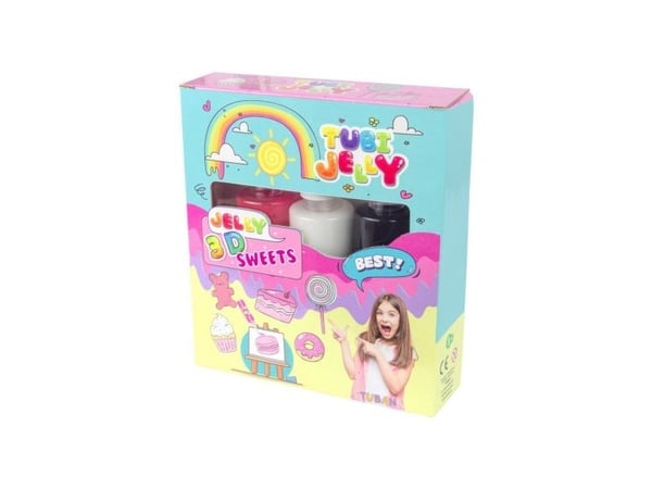 Tuban 3-farget Tubi Jelly-sett - godteri (TU3317)