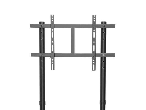 Equip 650608, 94 cm (37"), 2,03 m (80"), 200 x 200 mm, 600 x 400 mm, Aluminium, Plast, Rustfritt stål, Sort