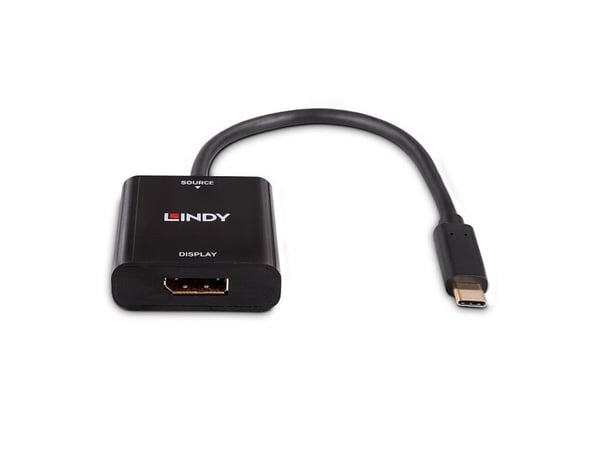 Lindy USB Type C to DisplayPort 4K144 -muunnin