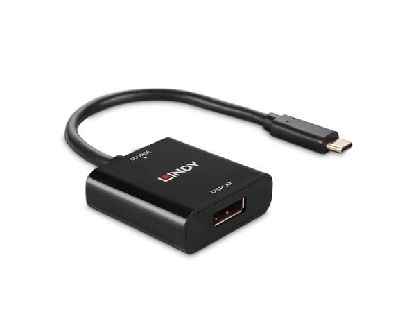 Lindy USB Type C to DisplayPort 4K144 -muunnin