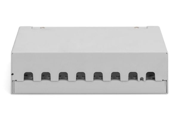DIGITUS - Koblingspanel - modular - veggmonterbar, bordtopp - skjermet - RJ-45 X 8 - lysegrå, RAL 7035 - 1U - 10"