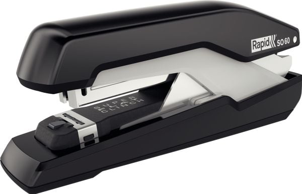 Hæftemaskine Rapid Supreme Omnipress Fullstrip SO60 sort til 60 ark