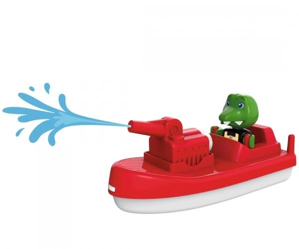 Aquaplay 8700000273, Båtlekesett, 3 år, Rød, Hvit