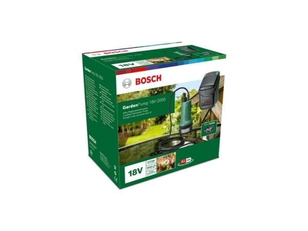 Bosch - Hagepumpe - trådløs - 18 V - 2.5 Ah - 2.2 kg
