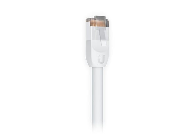 Ubiquiti UniFi - Koblingskabel - RJ-45 (hann) til RJ-45 (hann) - 5 m - 6 mm - STP - CAT 5e - formstøpt, utendørs, flertrådet, robust - hvit