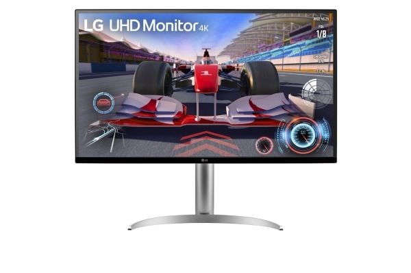 LG 32UQ750-W, 80 cm (31.5"), 3840 x 2160 piksler, 4K Ultra HD, LED, 4 ms, Sølv
