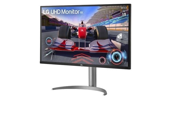 LG 32UQ750-W, 80 cm (31.5"), 3840 x 2160 piksler, 4K Ultra HD, LED, 4 ms, Sølv