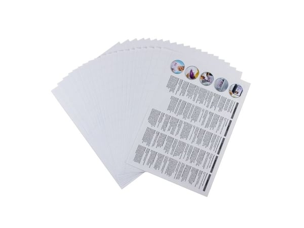 HERMA 4525, Overføringsfolie, Hvit, 20 ark, A4 (210 x 297 mm), 210 mm, 297 mm
