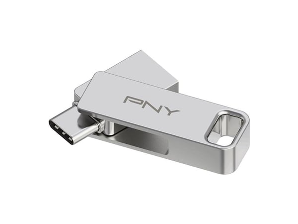 PNY Duo-Link - USB-flashstasjon - 128 GB - USB 3.2 Gen 1 / USB-C