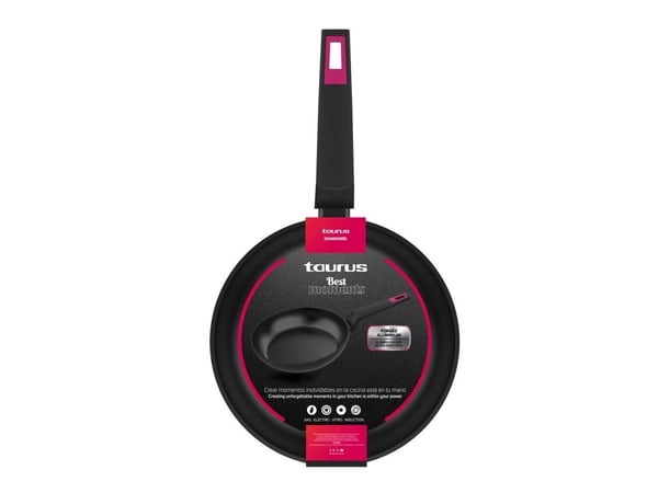 Taurus Best Moments, Bakesett, Sort, Aluminium, Sort, Ergonomisk, Gass, Induksjon
