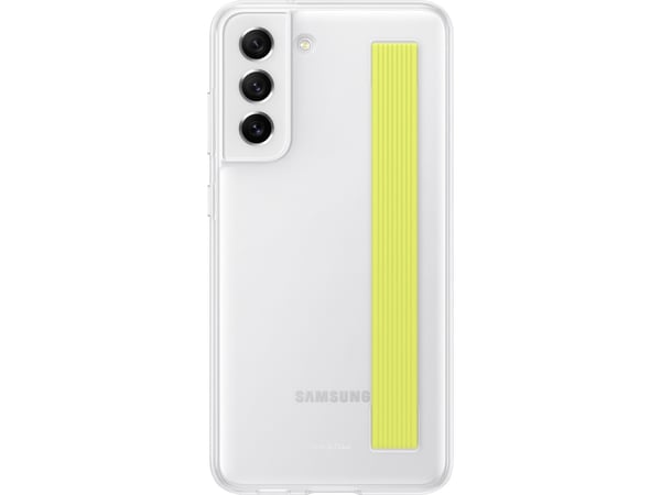 Samsung EF-XG990 - Bakdeksel til mobiltelefon - termoplastisk polyuretan (TPU), polykarbonat - hvit - for Galaxy S21 FE 5G