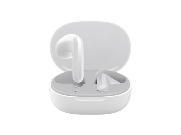 Xiaomi Redmi Buds 4 Lite - True wireless-hodetelefoner med mikrofon - ørepropp - Bluetooth - aktiv støydemping - hvit