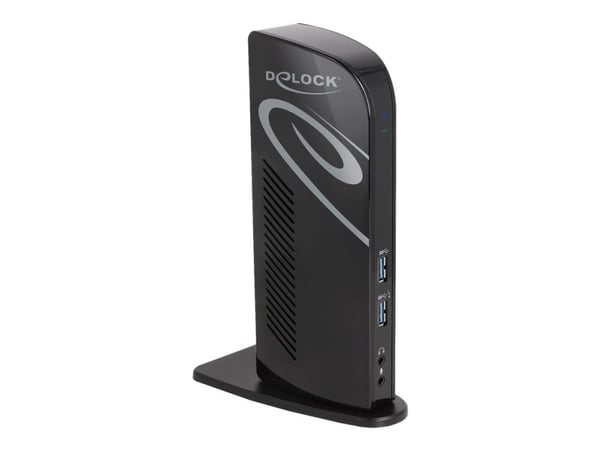 Delock - Dokkingstasjon - USB 3.2 Gen1 - 2 x DP - 1GbE Delock - Dokkingstasjon - USB 3.2 Gen1 - 2 x DP - 1GbE