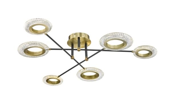 Taklampe Hengelampe Domoletti CRYSTAL, 8 W, LED