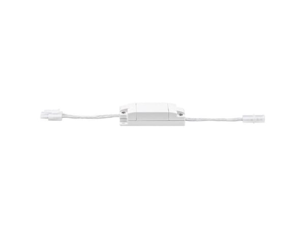 Paulmann 94844 dempe-/kontakt mellomstykke 12 V 19 mm hvit