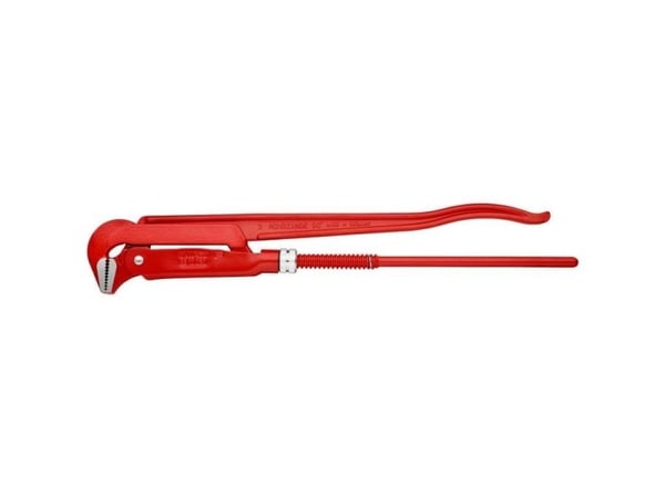Knipex Rohrzange 560 mm, Rød, Svensk rørtang, Rød, 90°, 560 mm, 82 mm