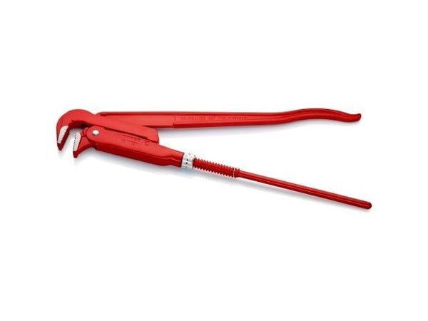 Knipex Rohrzange 560 mm, Rød, Svensk rørtang, Rød, 90°, 560 mm, 82 mm