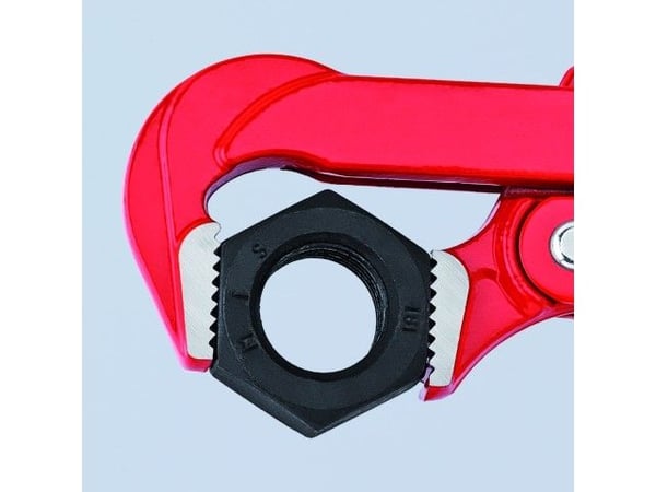 Knipex Rohrzange 560 mm, Rød, Svensk rørtang, Rød, 90°, 560 mm, 82 mm