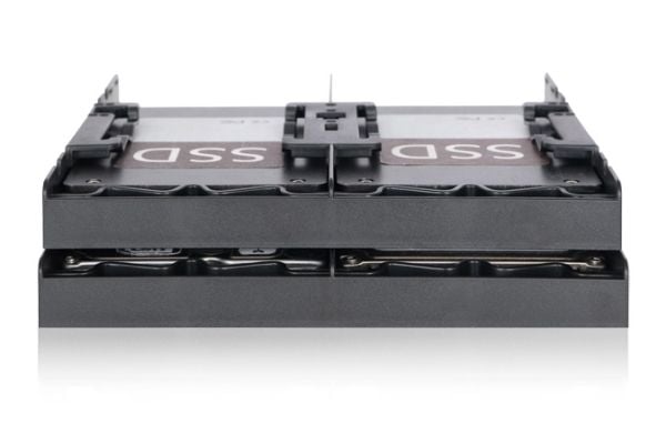 ICY DOCK Flex-Fit Quattro MB344SP - Lagringsdrevhylse - 2.5" - svart