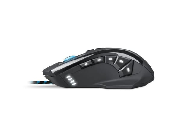 Sharkoon SKILLER SGM1 - Mus - optisk - 12 knapper - kablet