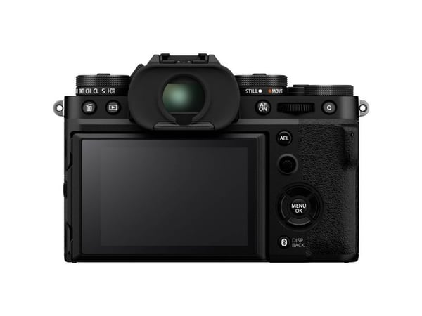 Fujifilm X -T5, 40,2 MP, 7728 x 5152 piksler, X-Trans CMOS 5 HR, 6.2K, Berøringsskjerm, Svart