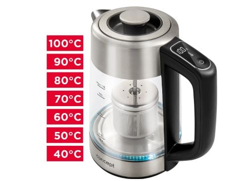 Concept Solution RK4190 elektrisk vattenkokare silver