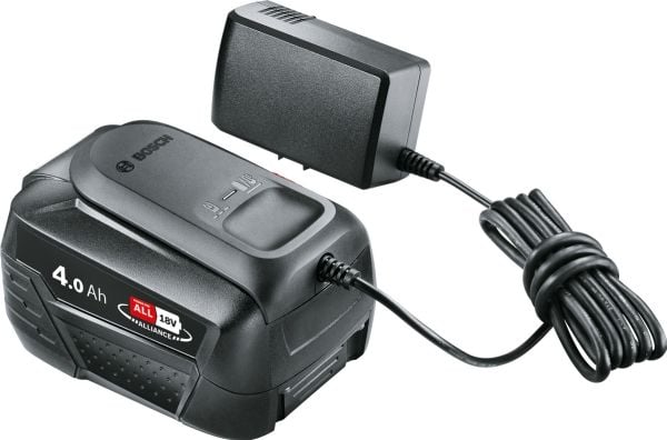 Bosch Starter Set 18V - Batterilader + batteri - Li-Ion - 4 Ah - 2 A