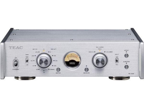 Teac PE-505 platespiller forforsterker for MM/MC bokser, sølv