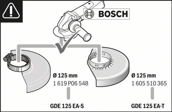 Bosch STØVADAPTER GDE 125 EA-T T/VINKELSLIBER