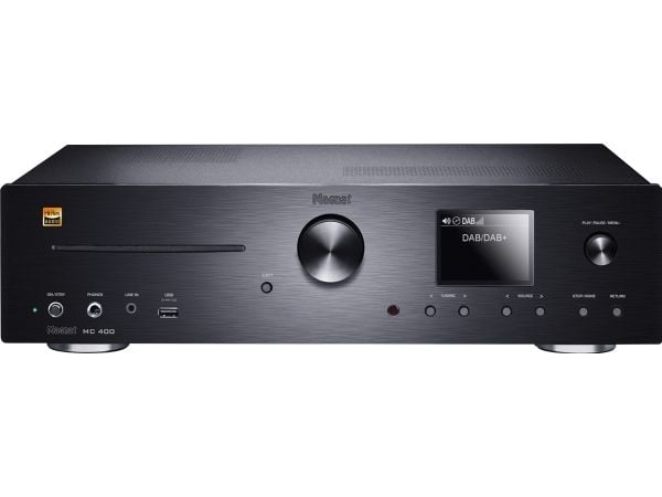 Magnat MC 400 sort CD-spiller, internettradio, DAB+, FM, nettverksspiller, BT