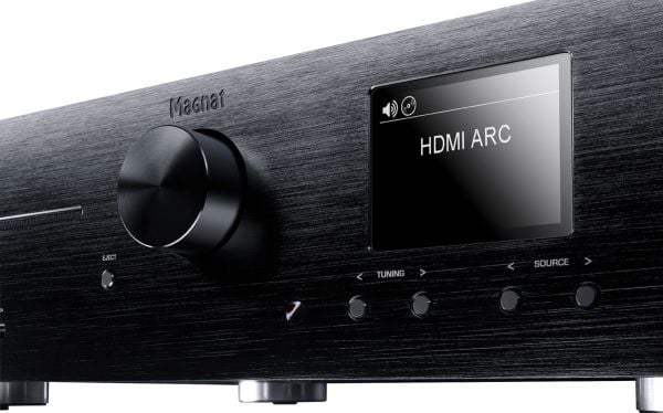 Magnat MC 400 sort CD-spiller, internettradio, DAB+, FM, nettverksspiller, BT