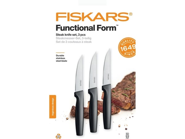 Fiskars FF steiko peilių peilių rinkinys