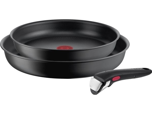 Tefal stekepannesett Titanium 3X 24 + 28 cm