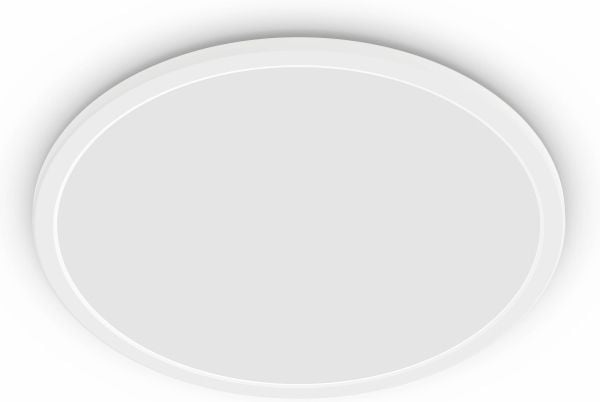 Philips Funksjonell Super Slim-taklampe, 18 W, LED, Ikke-utskiftbare pærer, 1500 lm, IP44, Hvit