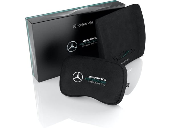 noblechairs Mercedes-AMG Petronas F1 Team, Putesett, Sort, 2 stykker, EPIC, ICON, and HERO