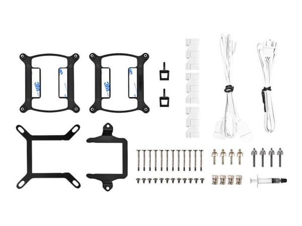 Thermaltake TH420 ARGB Sync - Snow Edition - væskekjølesystem for prosessor - (for: LGA1156, AM2, AM2+, AM3, LGA1155, AM3+, LGA2011, FM1, FM2, LGA1...