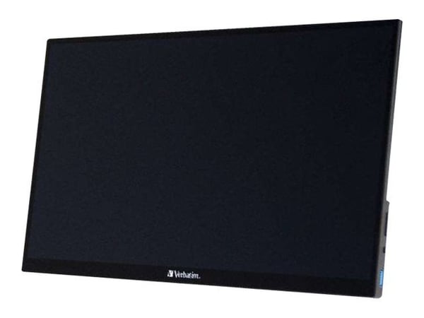 Verbatim PMT-14 - LED-skjerm - 14" - portabel - berøringsskjerm - 1920 x 1080 Full HD (1080p) - IPS - 1000:1 - HDMI, 2xUSB-C - høyttalere