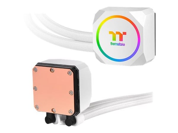 Thermaltake TH420 ARGB Sync - Snow Edition - væskekjølesystem for prosessor - (for: LGA1156, AM2, AM2+, AM3, LGA1155, AM3+, LGA2011, FM1, FM2, LGA1...