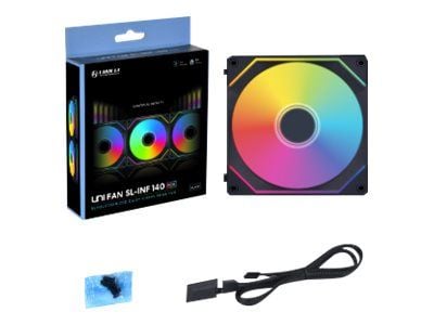 Lian Li UNI FAN SL-INFINITY - Kabinettvifte - 140 mm - svart