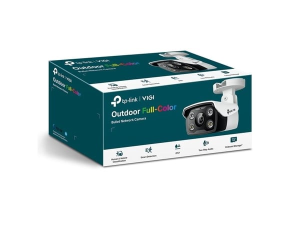 TP-Link VIGI C330(6MM), IP-sikkerhetskamera, Utendørs, Koblet med ledninger (ikke trådløs), CE/BSMI/VCCI/ONVIF, Tak/vegg/stang, Hvit
