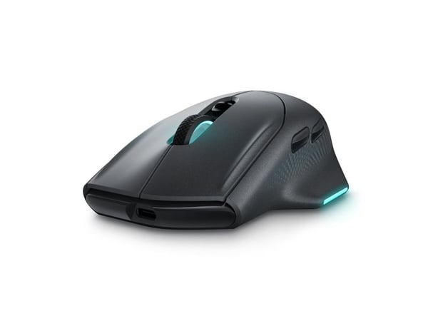 Alienware AW620M, Oikeakätinen, Optinen, RF Wireless + USB Type-C, 26000 DPI, Musta